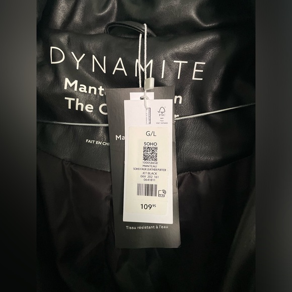 NWT Dynamite City Puffer (Size Large- Fits Large-Extra Large) - Picture 4 of 6